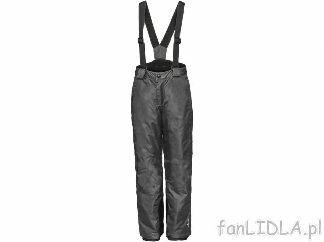 Młodzieżowe spodnie zimowe , cena 44,00 PLN 
- rozmiary: 122-164 (nie wszystkie ...