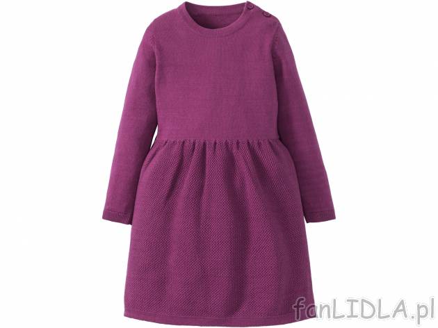 Sukienka Lupilu, cena 24,99 PLN 
- rozmiary: 86-116 (nie wszystkie wzory dostępne ...