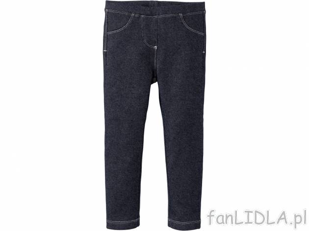 Jegginsy , cena 14,99 PLN 
- rozmiary: 86-116
- ocieplane
- wygląd jeansów, ...