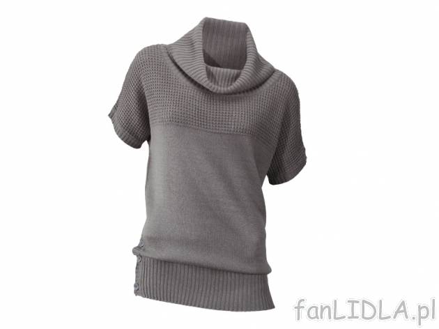 Sweter Esmara, cena 39,00 PLN za 1 szt. 
- z dużym golfem i żeberkowym ściągaczem
- ...