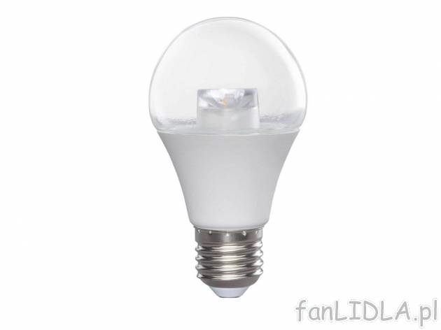 Żarówka LED , cena 11,99 PLN  
-  barwa światła: ciepła, biała
-  E 27