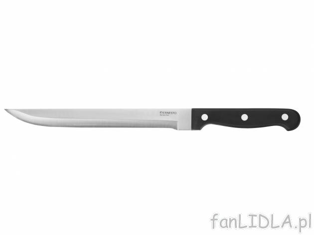 Nóż do mięsa , cena 8,99 PLN  
-  ostrze ze stali szlachetnej