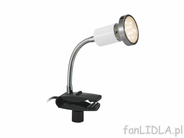 Lampka LED z klipsem , cena 29,99 PLN 
- strumień świetlny: ok. 250 lm
- żywotność: ...