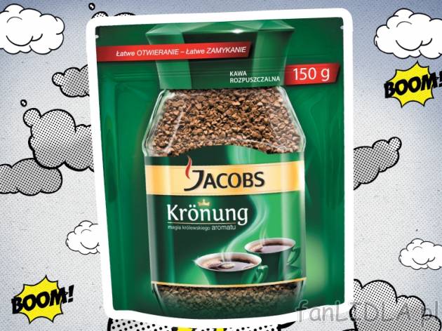 Jacobs kawa rozpuszczalna , cena 16,99 PLN za 150g, 100g = 11,33 PLN. 
- Kawa rozpuszczalna ...