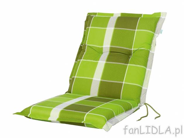 Poduszka na krzesło z niskim oparciem Florabest, cena 34,99 PLN za 1 szt. 
- grubość: ...