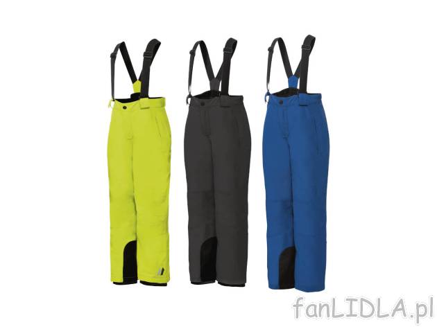 CRIVIT® Spodnie narciarskie młodzieżowe , cena 59,9 PLN 
 
- rozmiary: 122-164*
- ...