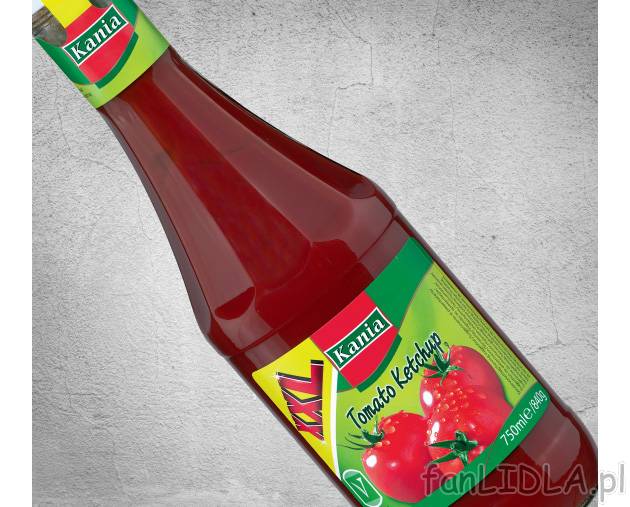 Ketchup , cena 4,99 PLN za 750 ml/1 opak. 
-  Łagodny.