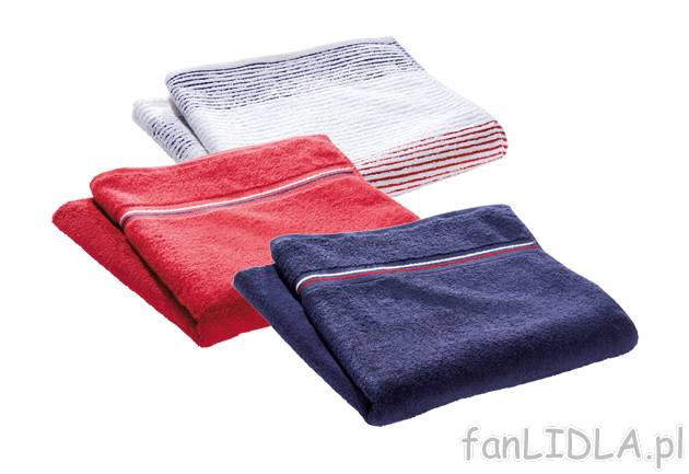 Ręcznik frotte Miomare, cena 24,99 PLN za 1 opak. 
- do wyboru: 
- miękkie i ...