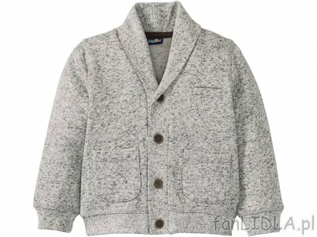 Sweter , cena 27,99 PLN. Ciepły i elegancki sweter zapinany na guziki dla chłopców. ...