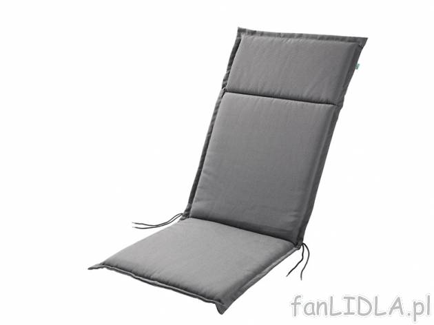Poduszka na krzesło z wysokim oparciem Florabest, cena 39,99 PLN za 1 szt. 
- przyjemnie ...