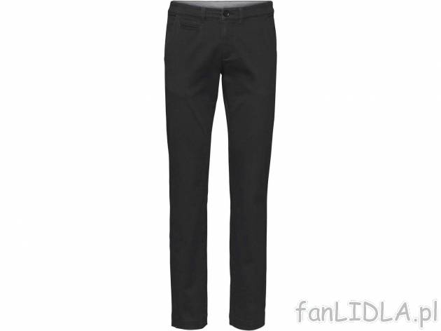Spodnie męskie o prostym kroju, cena 44,99 PLN 
- rozmiary: 46-56 (nie wszystkie ...