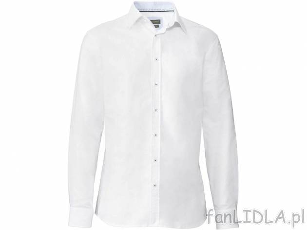 Koszula , cena 49,99 PLN  
-  100% bawełny
-  rozmiary: 39-43
-  łatwa w prasowaniu