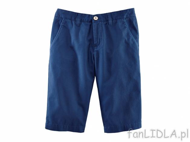 Bermudy jeansowe lub z twillu Livergy, cena 33,00 PLN za 1 szt. 
- materiał: 100% ...