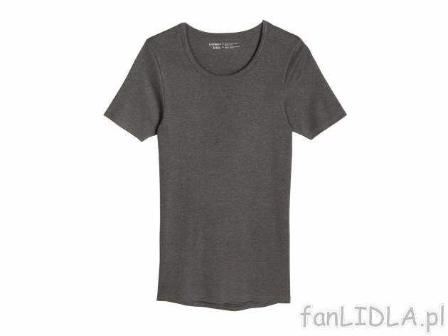 Koszulka typu T-shirt o okraglym dekolcie, cena 12,99 PLN 
- 100% bawełny lub ...