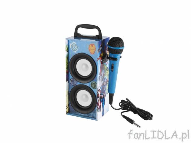 Przenośne karaoke z mikrofonem , cena 129,00 PLN 
- ładowanie przez mini USB
- ...