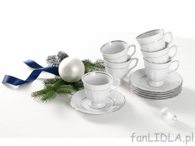 Zestaw kawowy dla calej rodziny na Swieta - 12 części , cena 99,00 PLN 
- w zestawie: ...