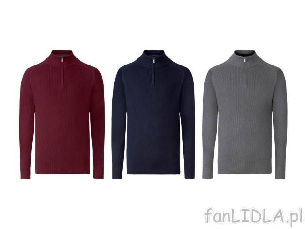 LIVERGY® Sweter męski , cena 39,99 PLN 
LIVERGY® Sweter męski 3 wzory 
- rozmiary: ...