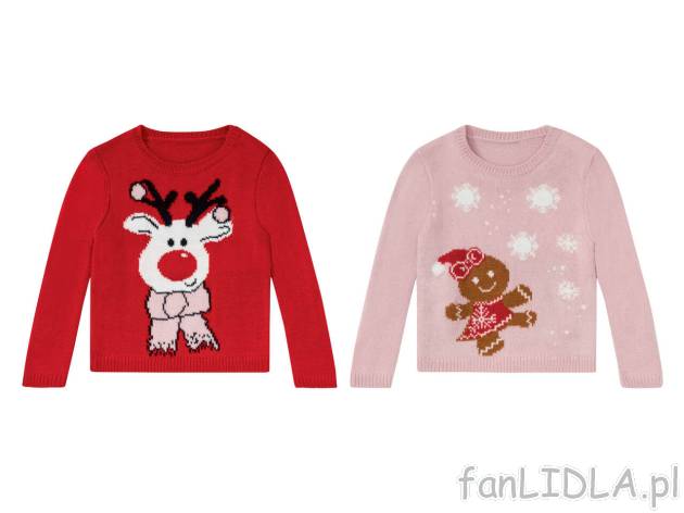 LUPILU® Sweter świąteczny z efektem świetlnym , cena 34,99 PLN 
LUPILU® Sweter ...