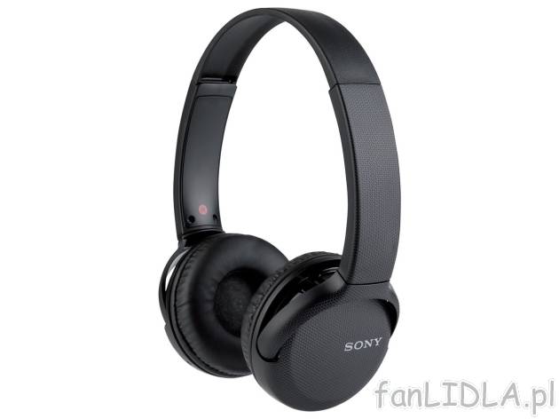 SONY® Bezprzewodowe słuchawki z Bluetooth® , cena 129 PLN 

- z kablem USB-C
- ...