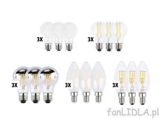 OSRAM® Żarówki filamentowe LED, 3 szt. , cena 29,99 PLN 
OSRAM® Żarówki ...