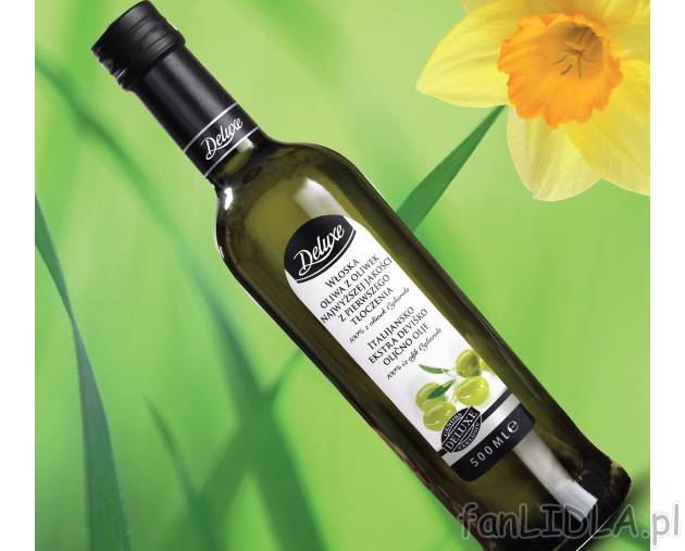 Oliwa z oliwek , cena 12,99 PLN za 500ml/1 szt. 
- smak włoskich oliwek zamknięty ...
