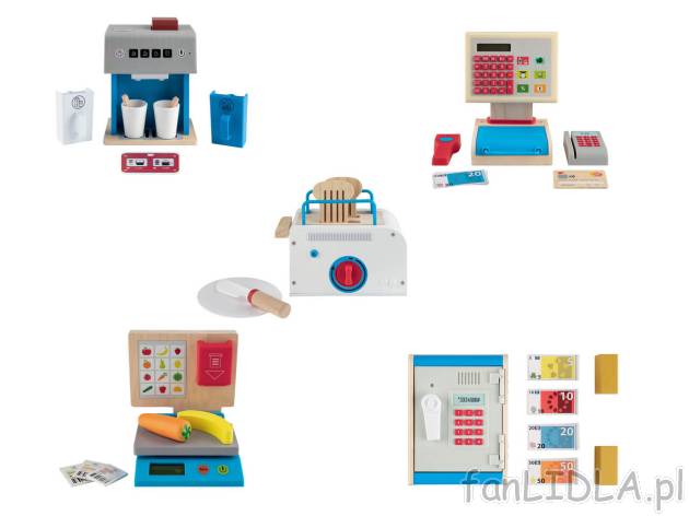 PLAYTIVE® Zabawka drewniana z akcesoriami , cena 79,9 PLN 
5 zestawów do wyboru ...
