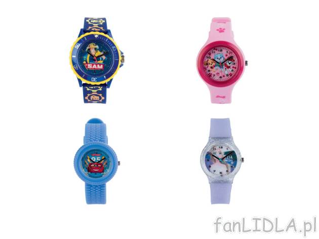 Zegarek dla dzieci z bohaterami bajek , cena 24,99 PLN