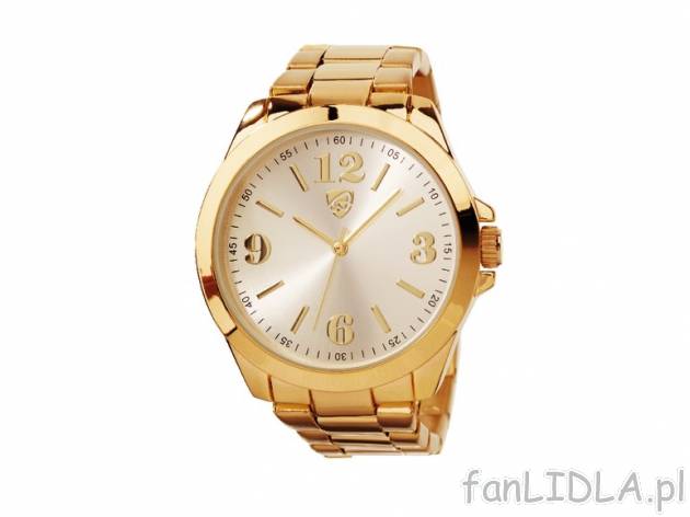 Zegarek Auriol, cena 39,99 PLN za 1 szt. 
- 6 wzorów do wyboru 
- tarcze w różnych ...