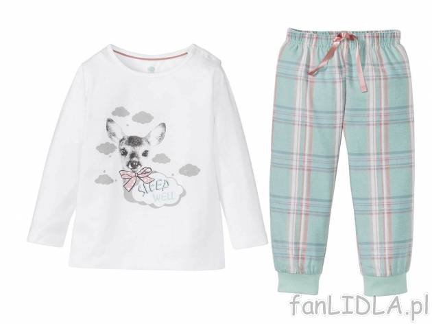 Piżama dzięcięca ze spodniami z flaneli , cena 19,99 PLN. Piżama dla dzieci ...