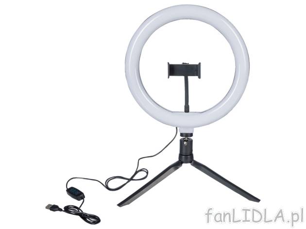 LIVARNO HOME® Lampa pierścieniowa LED do selfie , cena 49,99 PLN 

- 3-stopniowa ...