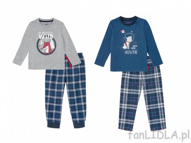 LUPILU® Piżama dziecięca z flanelowymi spodniami , cena 22,99 PLN 

- rozmiary: ...