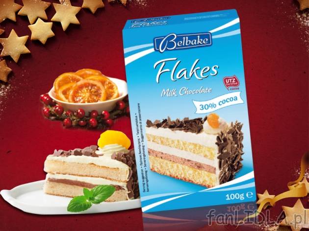 Płatki , cena 2,99 PLN za 100 g 
- Czekoladowe płatki w trzech rodzajach: z czekolady ...
