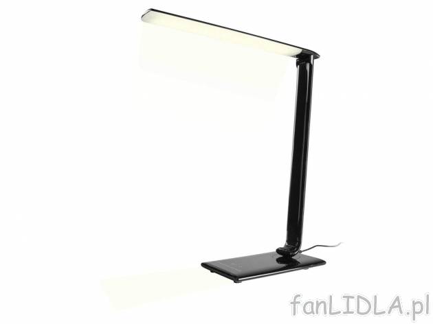 Lampa stołowa LED , cena 69,00 PLN. Lampa pracownicza o nowoczesnym kształcie.