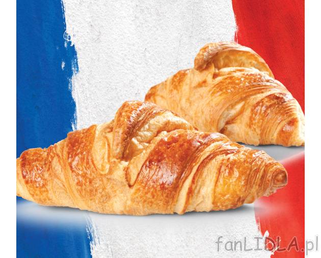 Croissant , cena 0,88 PLN za 55 g/1 opak. 
- Pyszny, cieplutki rogalik z ciasta ...