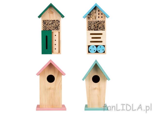 Domek dla ptaków lub dla owadów , cena 12,99 PLN 
Domek dla ptaków lub dla owadów ...