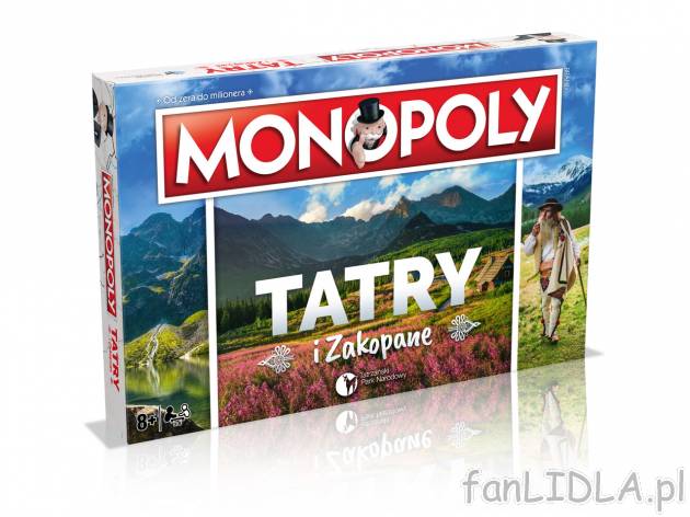 Monopoly Tatry i Zakopane , cena 79 PLN 
Monopoly Tatry i Zakopane 
- w zestawie: ...