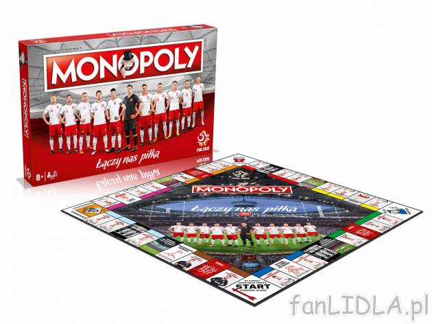 Monopoly PZPN , cena 79 PLN 
Monopoly PZPN 
- w zestawie: plansza do gry, 8 pionków, ...