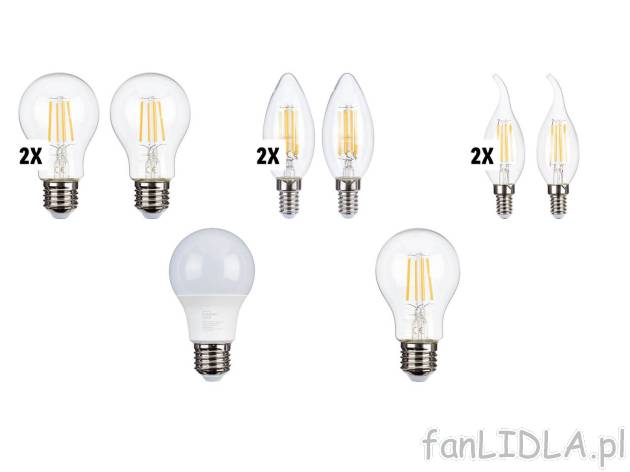 LIVARNO HOME® Żarówka filamentowa LED  , cena 12,99 PLN