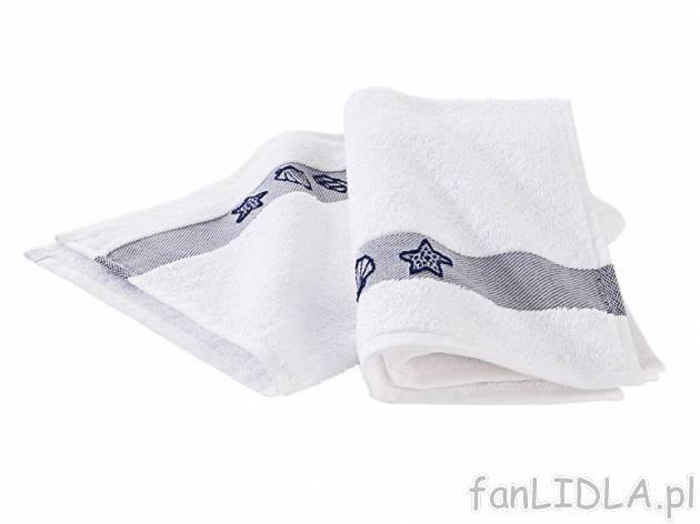Ręczniki 2 szt. Miomare, cena 0,00 PLN za 
- wymiary: 30x50 cm 
- 100% bawełna ...