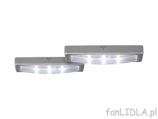 Lampki LED, 2 szt. , cena 19,99 PLN 
- 3 wyjątkowo wytrzymałe i energooszczędne ...