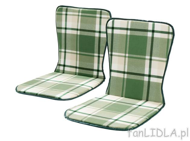 Poduszka 38 x 76 cm na krzesło z niskim oparciem 2 szt. Florabest, cena 24,99 PLN ...