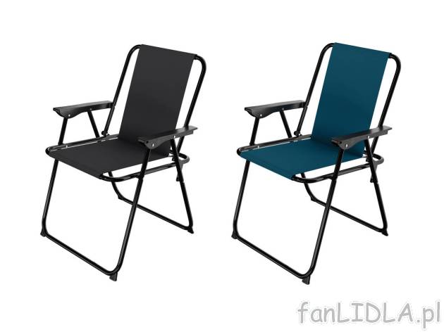 ROCKTRAIL® Krzesło kempingowe , cena 59,9 PLN 

- po rozłożeniu: ok. 77,5 ...