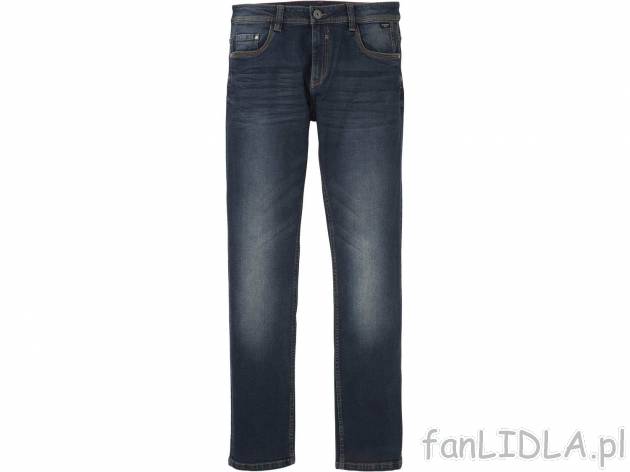Jeansy slim fit dla niego, cena 39,99 PLN 
- 98% bawełny, 2% elastanu (LYCRA®) ...