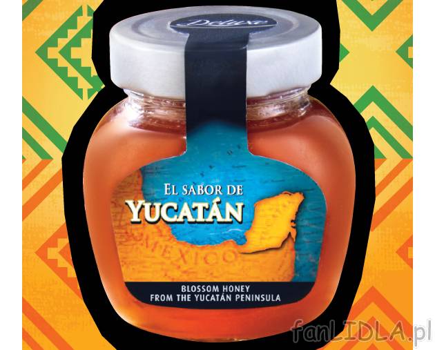 Miód Yucatan , cena 7,99 PLN za 250 g 
- miód wielokwiatowy z półwyspu Jukatan, ...