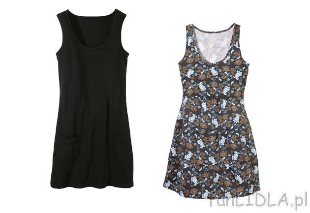 Sukienka Esmara, cena 24,99 PLN za 1 szt. 
- 6 wzorów 
- rozmiary: S-L 
- materiał: ...