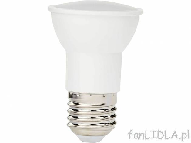 Żarówka LED , cena 5,99 PLN 
- E27
- 430 lm
- moc: 5,5 W co odpowiada żarówce ...