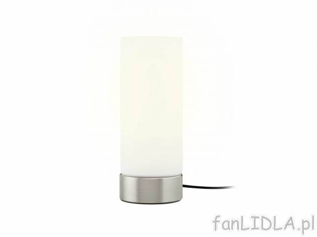 Lampa stołowa z dotykowym ściemniaczem , cena 39,99 PLN 
- barwa światła: ciepła, ...