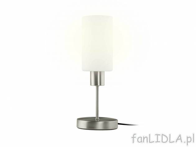 Lampa stołowa z dotykowym ściemniaczem , cena 39,99 PLN. Elegancka i prosta lampa ...