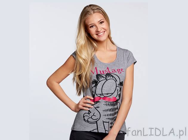 T-shirt damski , cena 22,99 PLN za 1 opak. 
- rozmiary: XS-L (nie wszystkie wzory ...