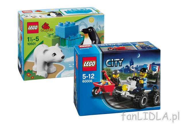 Klocki LEGO&#174; , cena 19,99 PLN za 1 opak. 
- duplo dla dzieci od 1 1/2 ...